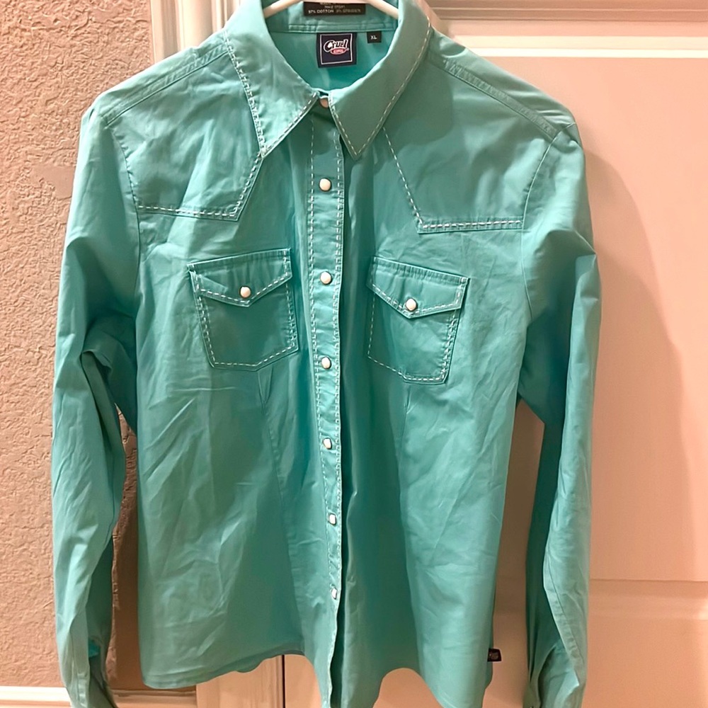 Cruel Girl Western Button Down